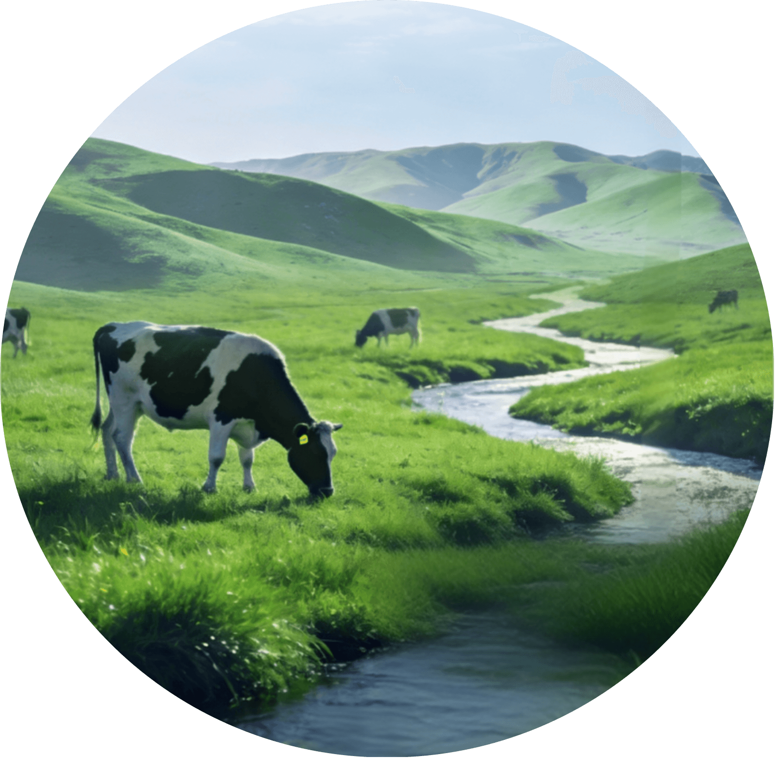 展示冬夏温差环境的农田