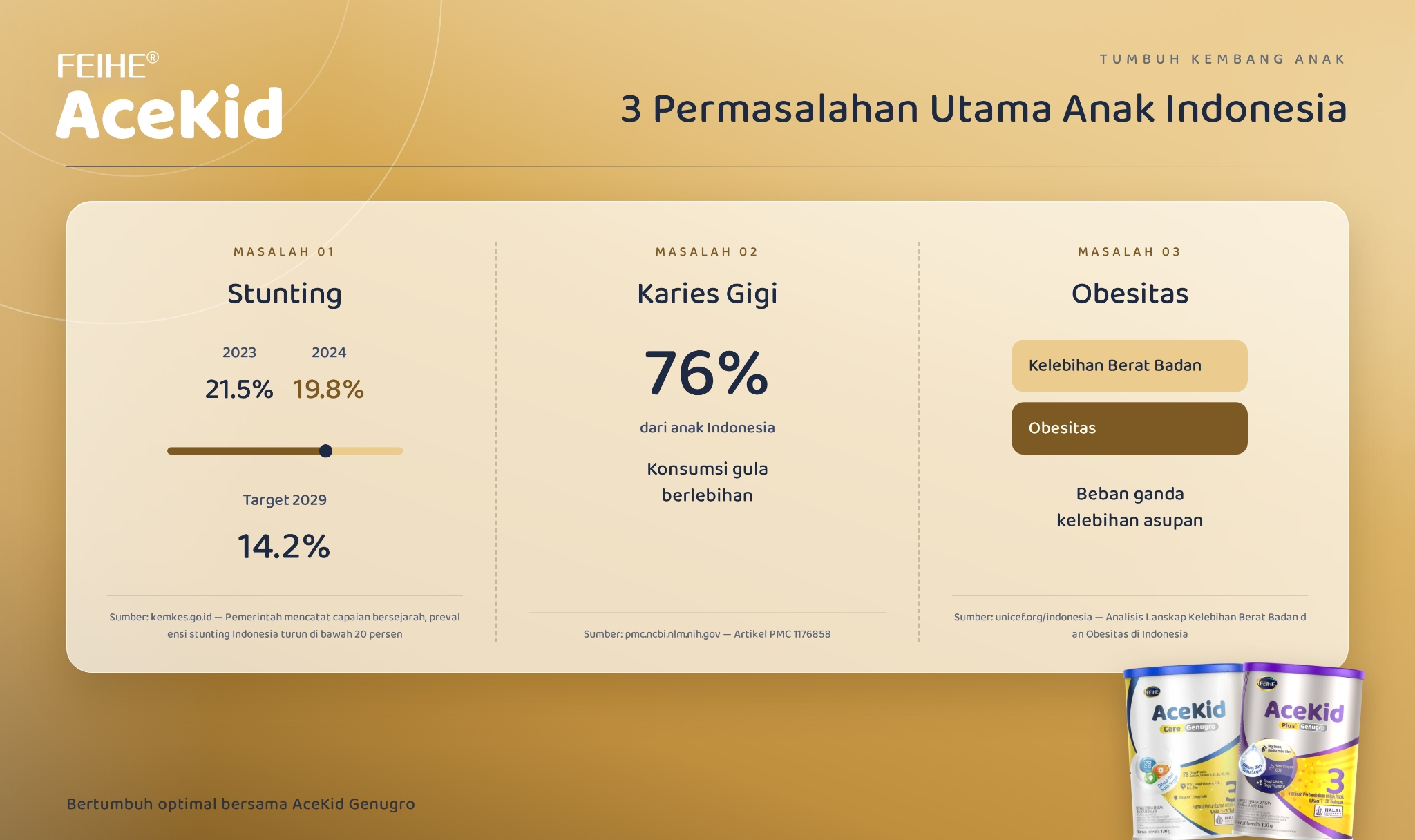 3 Permasalahan Utama Anak Indonesia (Source: AceKid) 3 Permasalahan Utama Anak Indonesia (Source: AceKid)