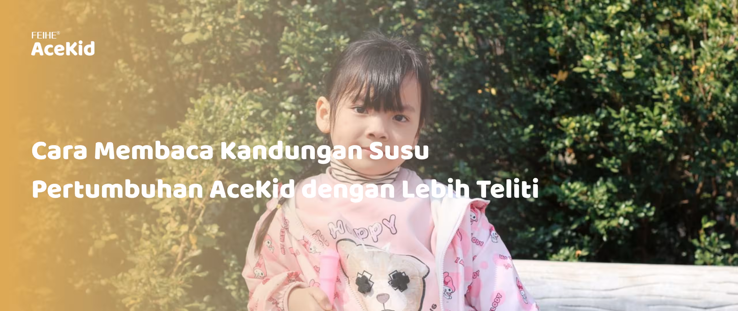 Kandungan Susu Pertumbuhan AceKid (Source: Pexels)